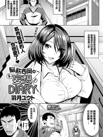 [羽月ユウト] 脳筋西岡の妄想DIARY (COMIC快楽天ビースト 2017年4月號)
