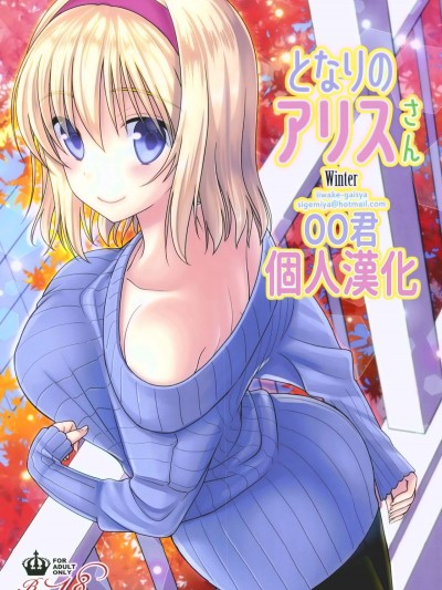 [oo君個人漢化] (C89) [いいわけ會社 (樹宮匡平)] となりのアリスさん冬 (東方Project)