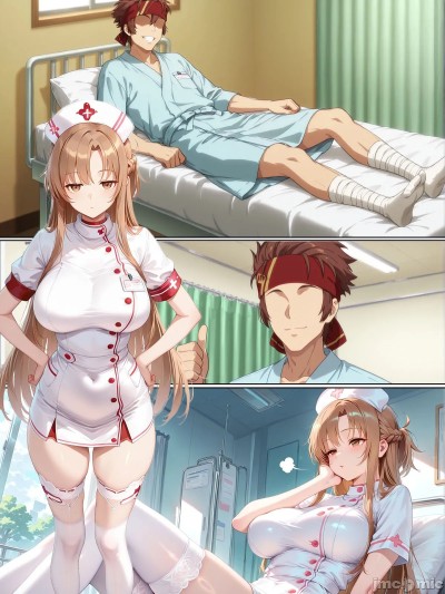 【黄色固体胶（zzzzz）】【NTR】亚丝娜的一天